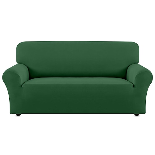 Stretch-Sofabezug, Schonbezug, burgunderfarben, elastisch, Sofagarnitur, Sessel, Loveseat, 4- oder 3-Sitzer, L-förmiges Sofa, Möbelschutz, Anti-Rutsch-Bezug, weich, waschbar Image