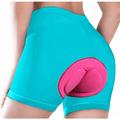 Arsuxeo Damen Fahrrad Unterwäsche Radhose kurz mit polster 3D gepolsterte Shorts Fahhrad Unterwäsche Shorts Gepolsterte Shorts / Gämse Formschluss MTB Mountain Rennrad Sport Weich Hochelastisch