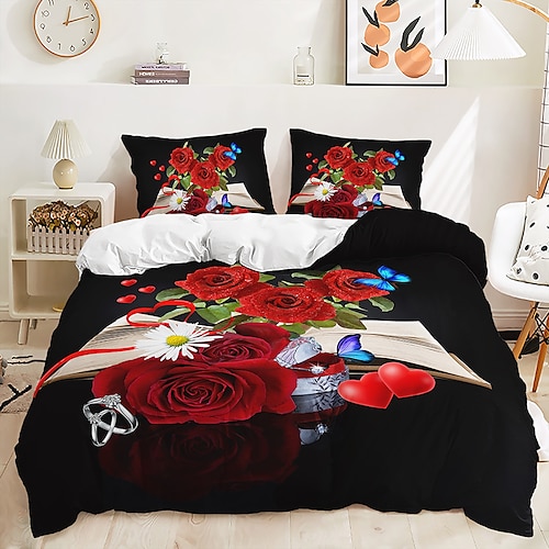 3D-Bettwäsche, Galaxie, Sonnensystem, Sterne, kosmischer Himmel, Vortex-Aufdruck, Bettbezug, Bettwäsche-Sets, Bettbezug mit 1 bedruckter Bettbezug oder Bettdecke, 2 Kissenbezüge für Image