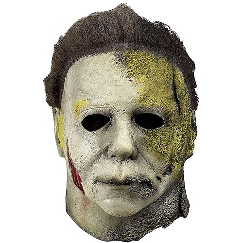 Karneval 2026 Geist Zombie Mörder Karneval Maske Halloween Requisiten Gruseliges Kostüm Erwachsene Herren Damen Halloween Karneval Einfaches Karnevalskostüm Verkleiden Image