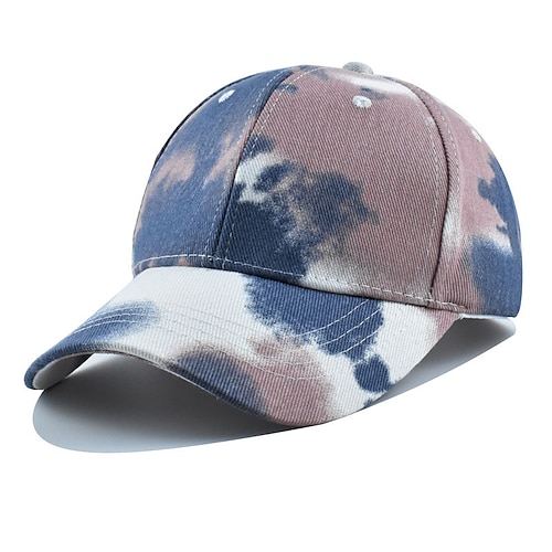 Unisex Cap Basecap Sonnenhut Weiß Gelb Polyester Bedruckt Reise Strand Design Outdoor Urlaub Batik Einstellbar Modisch Sichtschutz Image