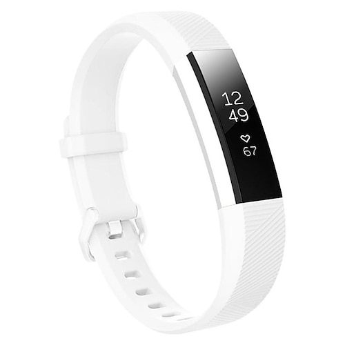 Uhrenarmband für Fitbit Alta HR Fitbit Ace Fitbit Alta Weiches Silikon Ersatz Gurt Verstellbar Atmungsaktiv Sportarmband Armband Image