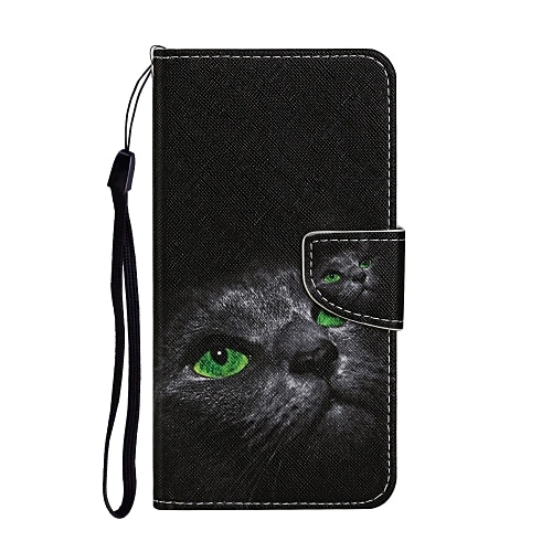 Handy Hülle Handyhüllen Für Samsung Galaxy S26 Ultra Plus S25 Ultra Plus S23 S22 Plus Ultra A34 A54 A53 S20 FE Brieftaschenhülle Flip Geldbörse Kartenhalter Tiermotiv Cartoon Blume TPU PU-Leder Image