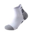 Herren 1 Paar Socken Socken Stricken Rutschfeste Socken Laufsport Socken Schwarz Marinenblau Farbe Streifen Frühling, Herbst, Winter, Sommer