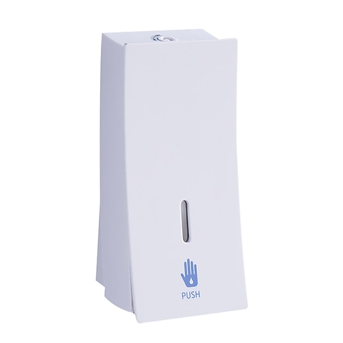 Shampoo-Spender für die Dusche, Wandmontage Seifen-/Shampoo-/Lotion-Duschspendersystem cool mattschwarz constraction abs 1pc wandmontierte Druckknopf-Handwaschmaschine 450ml Image