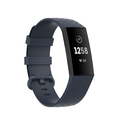Uhrenarmband für Fitbit Charge 4 / Charge 3 / Charge 3 SE Silikon Ersatz Gurt Weich Atmungsaktiv Sportarmband Armband Image