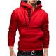 Herren Hoodie Sweatshirt Kapuze Schwarz Gelb Rote Marineblau Königsblau Mit Kapuze Baumwolle Aktiv Cool Winter Bekleidung Kapuzenpullover Sweatshirts Langarm