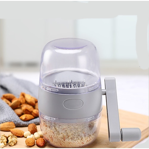 Nusszerkleinerer, Handkurbel, Küchen-Multizerkleinerer, praktisch, weit verbreitet und effizient, für Mandeln, Erdnüsse, Pekannüsse, Walnüsse Image