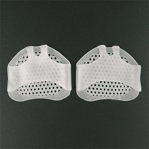 1 Paar Damen-High-Heel-Schuhe, Vorfußpolster – Silikon-Gel-Einlegesohle für Blasen Schmerzlinderung – Wabenstoff für Komfort Image