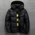 Herren Wintermantel Winterjacke Daunenjacke Steppjacke übergangsjacke Tasche Büro Karriere Verabredung Casual Draussen Bequem Sport Winter Solide / einfarbig Dunkelgrau Schwarz Rote Grau Pufferjacke