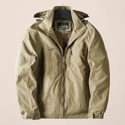 Herren Outdoorjacke übergangsjacke Alltagskleidung Winddicht Schnelltrocknend Frühling Herbst Einfarbig Alltagstauglich Revers Regulär Lässiger Schnitt Schwarz Blau Khaki Armeegrün Grau Jacken