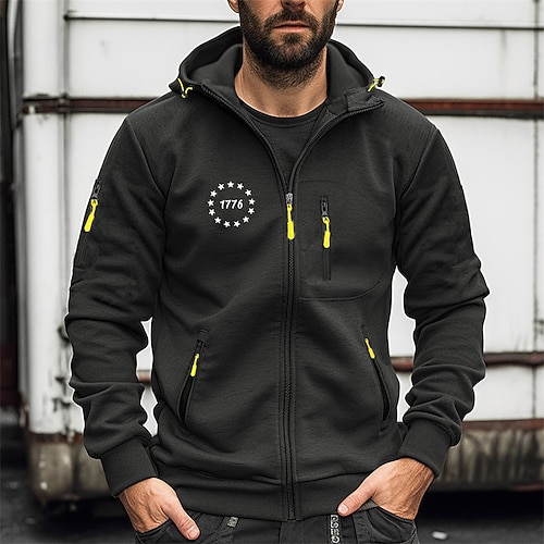 Herren Graphic Buchstabe Langarm Sweatshirts Mit Kapuze Strassenmode Designer Sport Natur Casual Frühling Herbst Schwarz Weiß Wein Bekleidung Designer S M L XL XXL 3XL Image