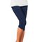 Damen Yogahose Sonnenschutz Bauchkontrolle Po-Lifting Hohe Taille Yoga Fitness Fitnesstraining Capri Leggings Unterteile Violett Schwarz Weiß Sport Sportkleidung Hohe Elastizität Schmaler Schnitt