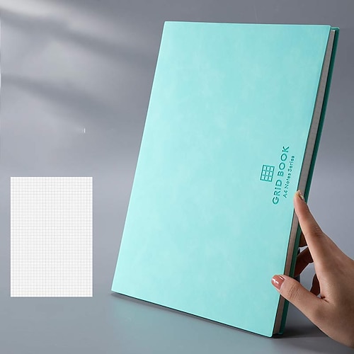 A5/B5-Notizbuch, verdickt, groß, super dick, quadratisches Rasterbuch, Raster-Tagebuch, Notizbuch, Notizbücher, Punktmatrix-Notizbuch, Tagebuch, Rasterbuch, Geschenk zum Schulanfang Image