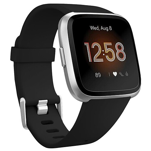Smartwatch-Band Kompatibel mit Fitbit Versa 2 / Versa Lite / Versa SE / Versa Silikon Smartwatch Gurt Weich Elasthan Verstellbar Sportarmband Ersatz Armband Image
