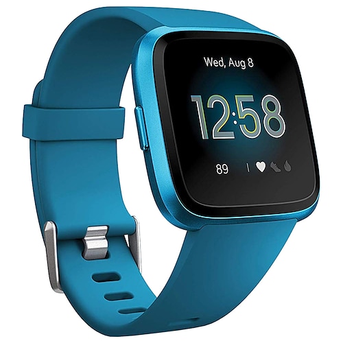 Smartwatch-Band Kompatibel mit Fitbit Versa 2 / Versa Lite / Versa SE / Versa Silikon Smartwatch Gurt Weich Elasthan Verstellbar Sportarmband Ersatz Armband Image