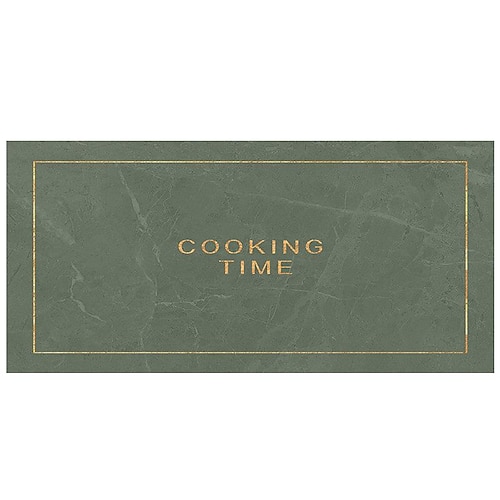 Küchenbodenmatte mit Gummirückseite, rutschfest, wasserdicht, ölbeständig, Küchenteppiche, super saugfähig, schnell trocknend, Badezimmermatten, waschbar, Fußmatte für den Innenbereich, Image