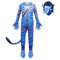 Avatar: Der Weg des Wassers Jake Sully Zentai-Anzüge Cosplay Kostüm Maske Jungen Mädchen Film Cosplay Kostüm Maske Karneval Kindertag Gymnastikanzug / Einteiler Maske