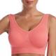 Sport-BH für Damen, stoßfest, leichter Halt, Bralette, herausnehmbares Polster, Nylon, Spandex, Yoga, Fitness, Fitnessstudio, Workout, 10 Farben, atmungsaktiv, leicht, weich gepolstert