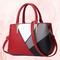 Damen Handtasche Schultertasche Wickeltasche Tote Leder PU-Leder Einkauf Täglich Hohe Kapazität Langlebig Schwarz Rosa Rot