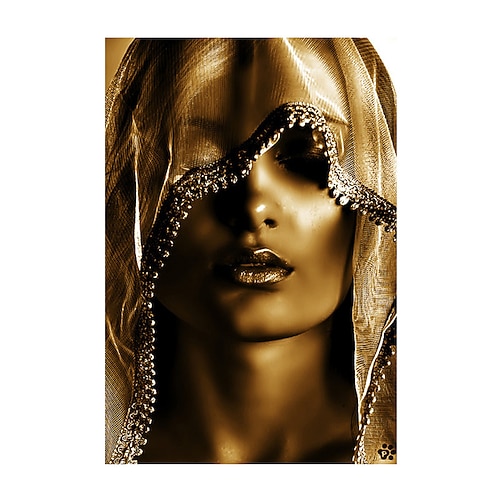 wandkunst leinwanddrucke menschen frau wohnkultur dekor gerollte leinwand kein rahmen ungerahmt ungedehnt Image