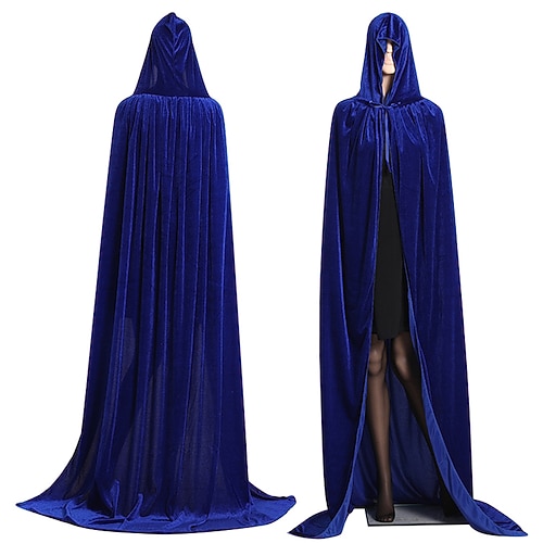 Mittelalterlich Renaissance Umhang Hexe Wikinger Ranger Elfen Kostüm Unisex Keltisch Vikinger Fantasie Halloween Karneval Leistung Party Erwachsene Umhang Ganzjahres Image