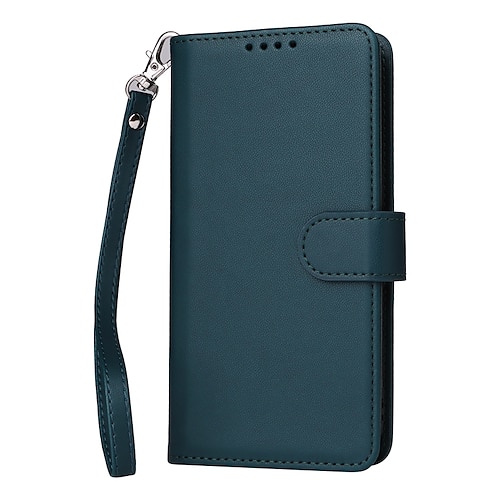 Handy Hülle Handyhüllen Für iPhone 17 Pro Max 17 Air 16 15 14 Pro Max Plus 13 12 11 Pro Max Mini Magnetische Adsorption Brieftaschenhülle Mit Ständer Magnetisch Vollschutz Einfarbig TPU PU-Leder Image