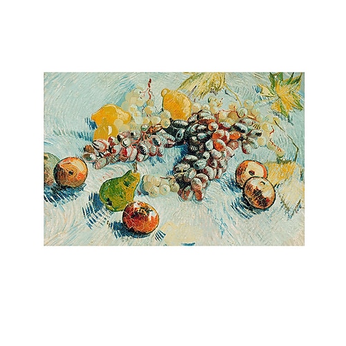 Tischsets mit Van-Gogh-Gemälde, gewebtes Tischset aus Vinyl, waschbar, hitzebeständig, schmutzabweisende Matten, PVC-Tischsets für Tisch, Esszimmer, Büro, Küche, Hotel, Heimdekoration Image