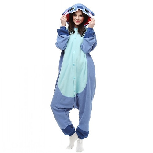 Karnevalskostüm Tier Monster Zeichentrick Karneval Kigurumi-Pyjamas Ausgefallene Kostüme Onesie-Kostüm Warm Charme Lustiges Kostüm Kinder Erwachsene Herren Damen Unisex Halloween Karneval Leistung