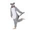 Erwachsene Tier Nachtwäsche Onesie-Kostüm Faschingskostüme Waschbär Pyjamas-Einteiler Kigurumi-Pyjamas Lustiges Kostüm Für Herren und Damen Weihnachten Karneval Karikatur