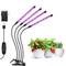 LED Grow Lights dimmbare wachsende Leuchte 10w 20w 30w mit Stecker für Desktop-Pflanzen Home Office Gemüsegewächshaus 20-40-60-80 LED-Perlen 1 Set