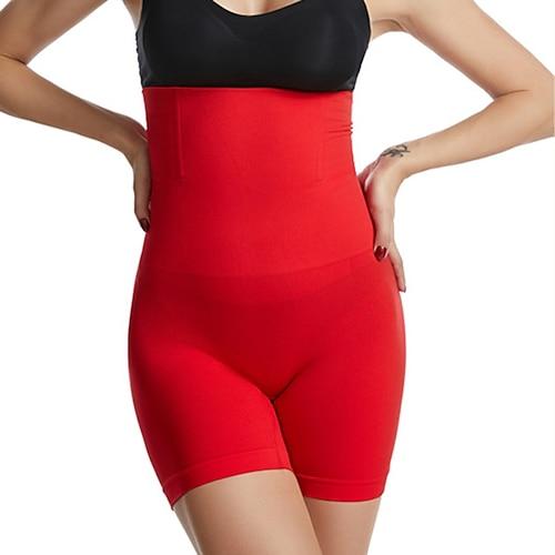 Damen Unterwäsche Shorts Scrunch Hintern Shorts Formwäsche Modisch Brautkleider schlicht Komfort Kurz Hoher Taillenbund Glatt Bauchkontrolle Kolbenheber Komfort Hochelastisch Heim Täglich