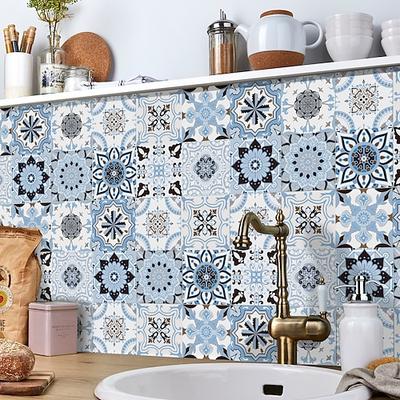 24/48 Stück wasserdichte, kreative, industrielle Stil-Küche, Badezimmer, Wohnzimmer, selbstklebende Wandaufkleber, wasserdichte Fliesenaufkleber Image