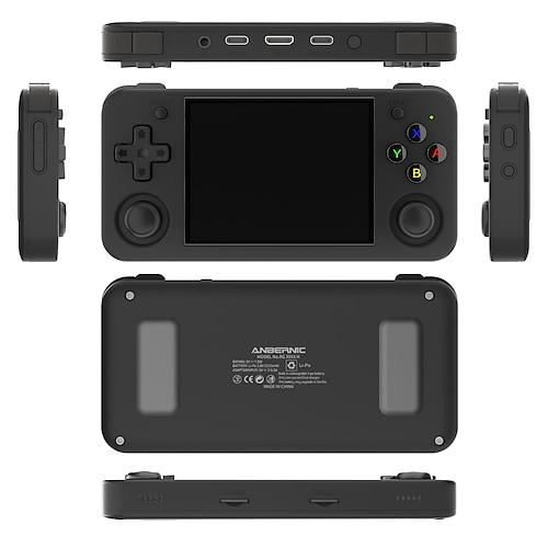Anbernic RG35XX H Handheld-Spielekonsole, tragbarer Audio-Video-Player mit 3,5-Zoll-HD-Bildschirm, tragbare Retro-Spielekonsole mit Doppelwippe