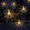 LED Starburst Twinkle Lights DIY Outdoor wasserdichte Lichterketten 8 Modi mit Fernbedienung für Hochzeitsfeier Weihnachten Schlafzimmer Dekor 4packs 2packs 1pack
