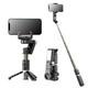 Desktop Gimbal Selfie Stick Stativ Stabilisator mit Licht Fernbedienung folgen faltbar für Smartphone iPhone 13 Xiaomi für Video Q18