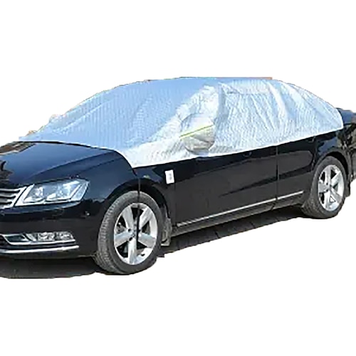 Auto-Kleidung, halbe Abdeckung, Frostschutz, schneefest, wasserdicht, Sonnenschutz, wärmeisolierend, staubdicht, vier Jahreszeiten, universell Image