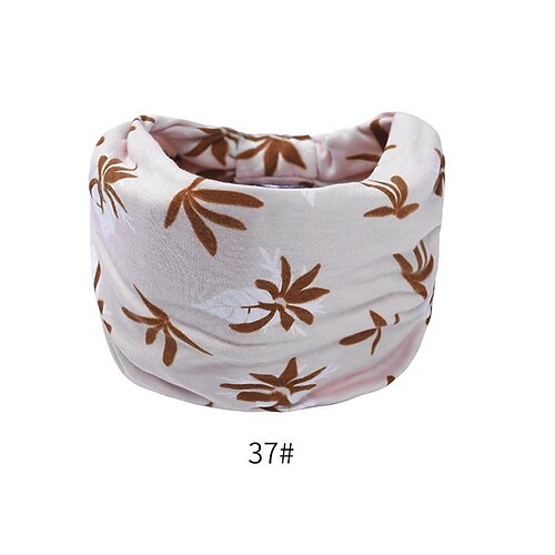1 Stück Bohème-Boho-Stirnband, breit, Yoga, dehnbar, Bandeau, großes Kopftuch, sportlich, sportlich, Strand-Haar-Accessoires für Frauen und Mädchen Image
