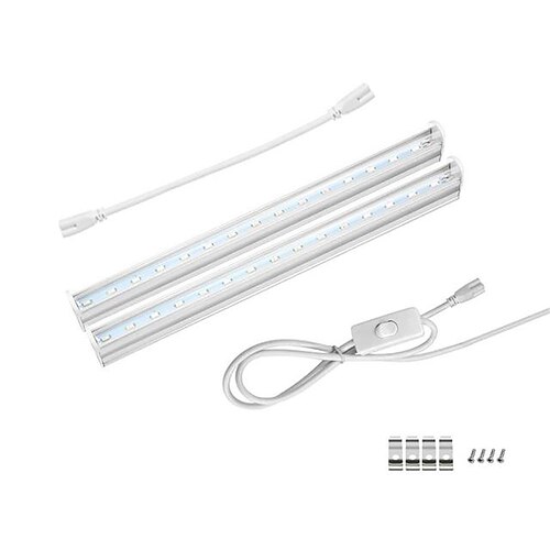 30cm led wachsen licht ac85-265v 6w t5 röhre vollspektrum phytolampen für pflanzen gemüse blumen samen phyto sämlinge lampe led pflanze wachsen lampe eu us uk au plug Image