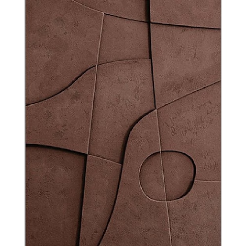 Schwarz-Weiß-abstrakte Textur 3D-Geometrie-Kunstmalerei auf Leinwand moderne minimale Wanddekoration skulpturale Posterbilder Image