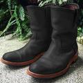 Herren-Cowboystiefel, Arbeitsstiefel, Biker-Stiefel, Motorradstiefel, Vintage, Walking, lässig, täglich, Leder, bequeme Stiefeletten/Stiefeletten, Loafer, Schwarz, Braun, Kaffee, Frühling, Herbst