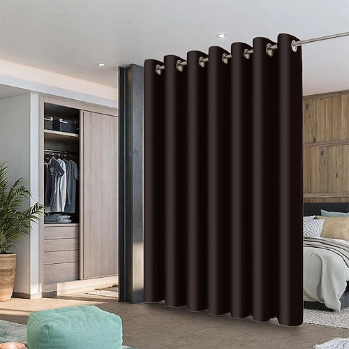 Verdunkelungsvorhänge Bauernhaus Ösen/Ösenvorhänge für Wohnzimmer, Schlafzimmer, Schiebetür, Vorhänge, Küche, Balkon, Fensterbehandlungen, wärmeisoliert Image