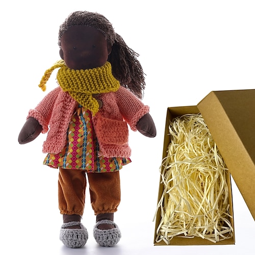 Handgemachte Waldorf-Puppe Waldorf-Puppe Festivalgeschenk Kinderfest Geschenke Weihnachtsgeschenk Image
