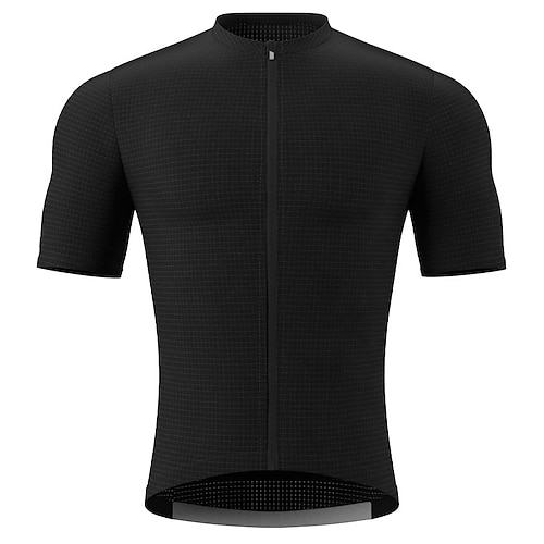 Herren Radtrikot Farbblock Patchwork Horizontale Streifen Kurzarm Fahhrad Trikot Oberteil mit 3 Gesäßtaschen Mountainbike MTB Straßenradsport Schnelltrocknend Weich Reflektierende Streifen Image
