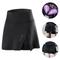 WOSAWE Damen Einfarbig Fahrradrock Fahhrad Rock Gepolsterte Shorts / Chamois Bequeme Passform Straßenradsport Sport Reflektierende Streifen Schweißableitend Schwarz Bekleidung Fahrradbekleidung