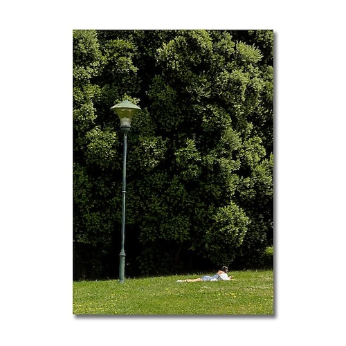 Landschaft Wandkunst Leinwand das Fenster moderne Kunst Landschaft Heimdekoration Dekor gerollte Leinwand ohne Rahmen ungerahmt Image