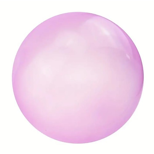 1/2/3 Stück Spielzeug Bubble Ball mit Pumpe 27/47 Zoll Urlaub Hüpfball elastischer super großer Strandballon aufblasbarer lustiger Spielzeugball für Garten drinnen und draußen Image