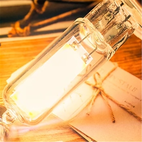 10 Stück dimmbare Mini-G9/G4-LED-Lampe 3 W 5 W 7 W 9 W AC 220 V-240 V LED-Maisbirne Cob 360 Abstrahlwinkel ersetzen Halogen-Kronleuchterlichter Image