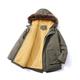 Kinder Jungen Parka Mantel Kunstpelzbesatz Wintermantel Langarm Tasche Hoodie Jacke Blau Armeegrün Marineblau Uni Freizeit Top 3-13 Jahre