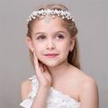 Kinder Tiara Prinzessin Stirn Kopf Kette Mädchen Haarschmuck Haarnadel Blumenmädchen Kleid Zubehör Geburtstag Show Krone Anhänger